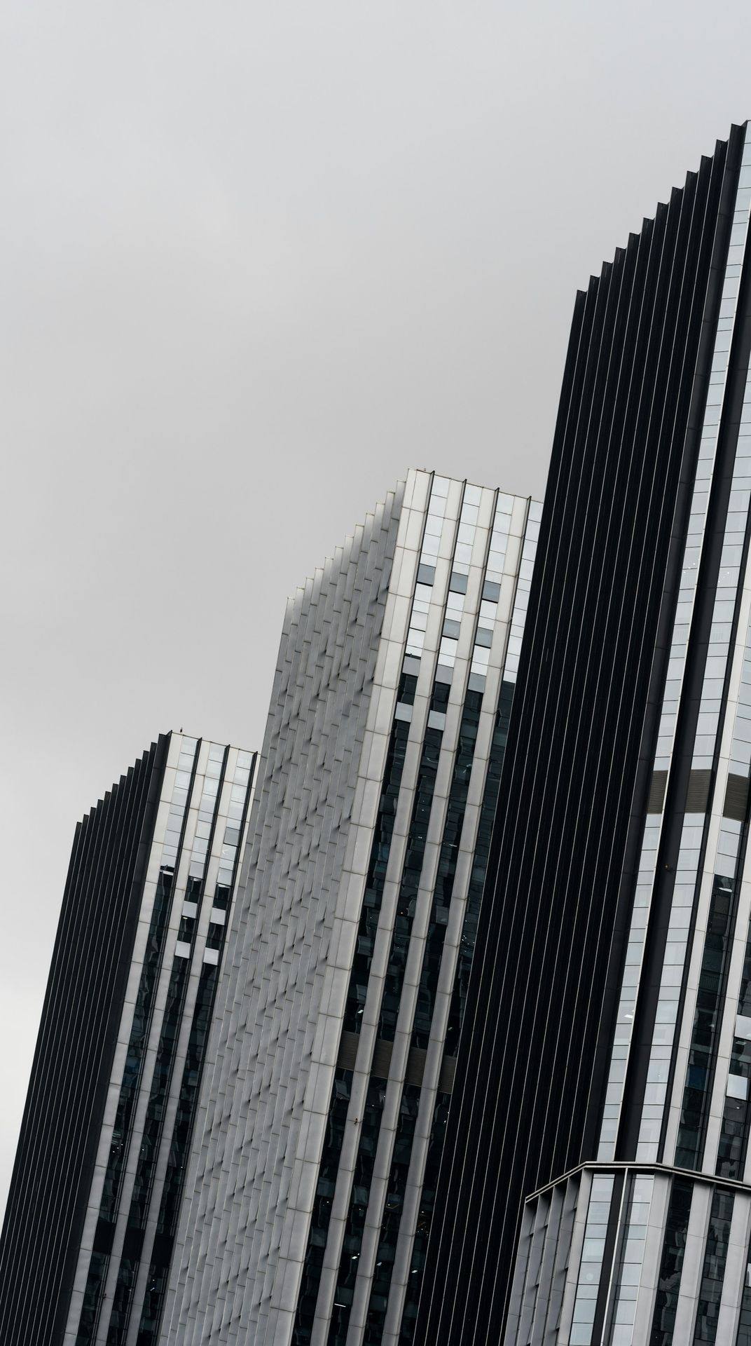black and white concrete building